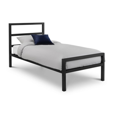 B&Q -  Lagoon Metal BedSatin Black Single (90Cm)
