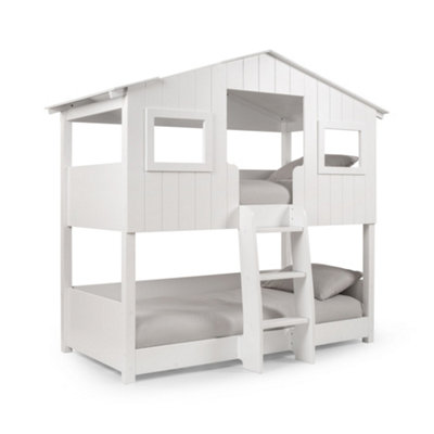 B&Q -  Orbit Treehouse Bunk White Single (90Cm)