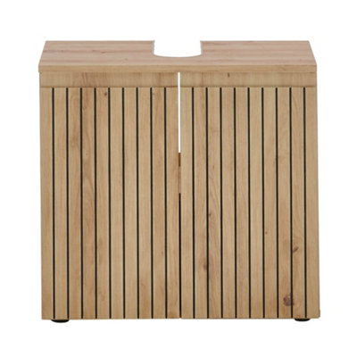 Oakham Premium Haven 2 Door Brown Under Sink Cabinet from B&Q
