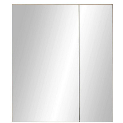 Oakham Premium Haven Brown Mirrored Cabinet from B&Q