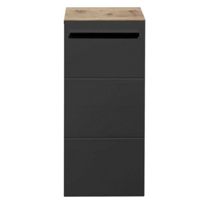 Oakham Premium Summit Black Storage Cabinet from B&Q
