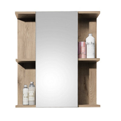 Oakham Premium Summit Glass Mirror Cabinet from B&Q
