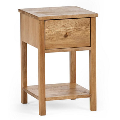 Oakham Premium Ridgeway 1 Drawer Oak Bedside Unit from B&Q