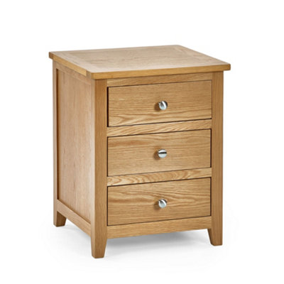 Oakham Premium Brixton 3 Drawer Bedside Unit from B&Q