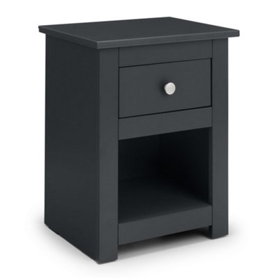 Oakham Premium Hawthorne Anthracite Bedside Unit from B&Q