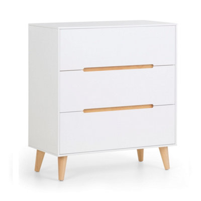 Oakham Premium Elara 3 Drawer ChestWhite from B&Q