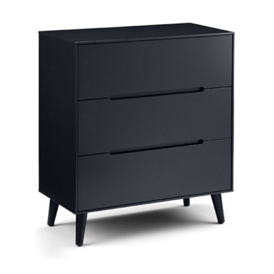 Oakham Premium Elara 3 Drawer ChestAnthracite from B&Q