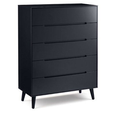 Oakham Premium Elara 5 Drawer ChestAnthracite from B&Q