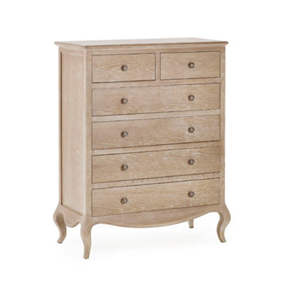 Oakham Premium Amara 4 + 2 Drawer ChestLimed Oak from B&Q