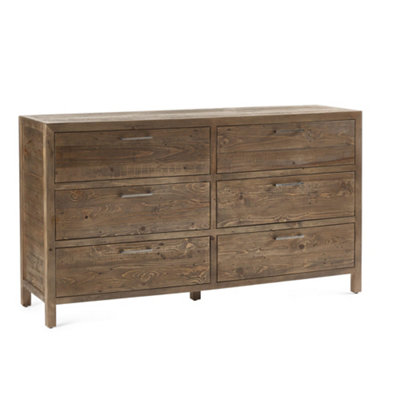 Oakham Premium Legacy 6 Drawer Wide ChestCashew from B&Q