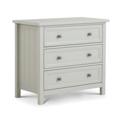 Oakham Premium Solace 3 Drawer Wide ChestDove Grey from B&Q