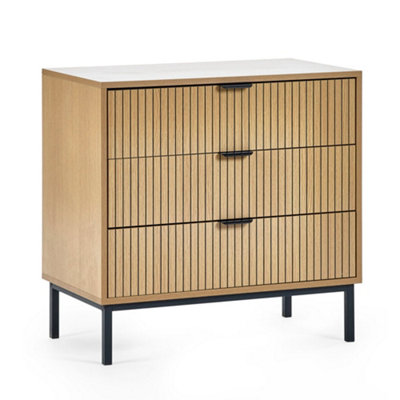 Oakham Premium Aria 3 Drawer ChestBeige from B&Q