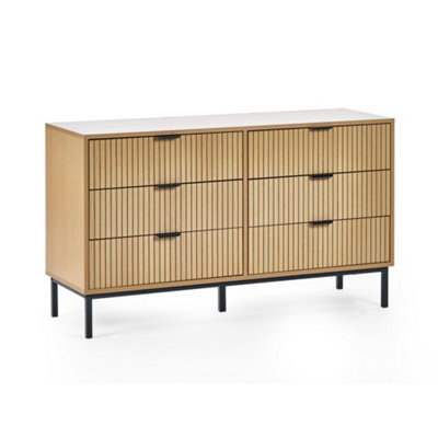 Oakham Premium Aria 6 Drawer ChestBeige from B&Q