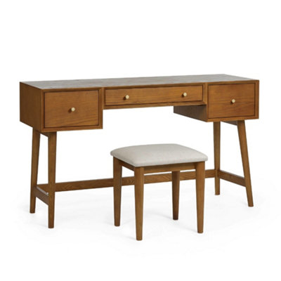 Oakham Premium Lowry Dressing Table & Stool Set from B&Q