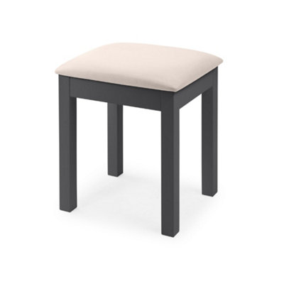 Oakham Premium Solace Dressing StoolAnthracite from B&Q