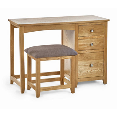 Oakham Premium Brixton Single Dressing Table & Stool from B&Q