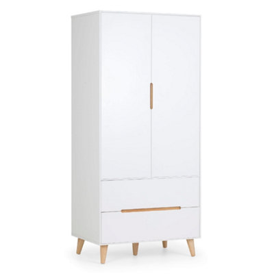 Oakham Premium Elara Combination Wardrobe In White from B&Q