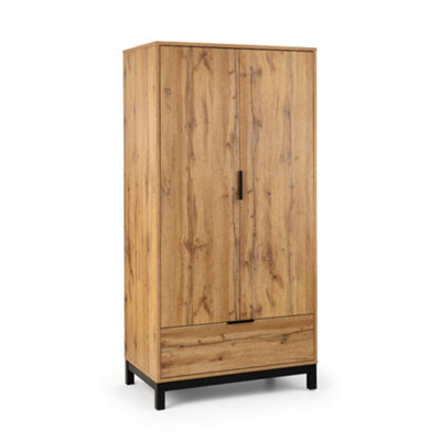 Oakham Premium Kora 2 Door & 1 Drawer Wardrobe In Oak from B&Q