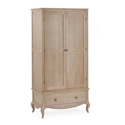 Oakham Premium Amara Combination Wardrobe In Limed Oak from B&Q