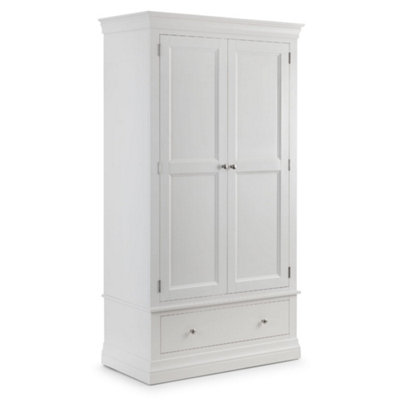 Oakham Premium Ardena 2 Door & 1 Drawer Wardrobe In White from B&Q