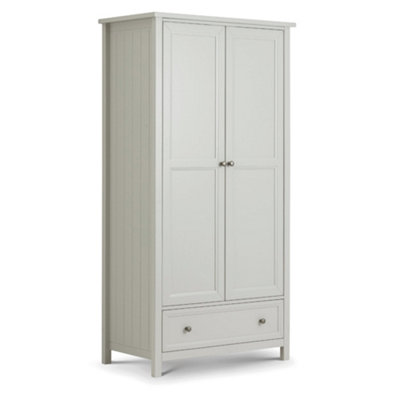Oakham Premium Solace 2 Door Combination Wardrobe In Dove Grey from B&Q
