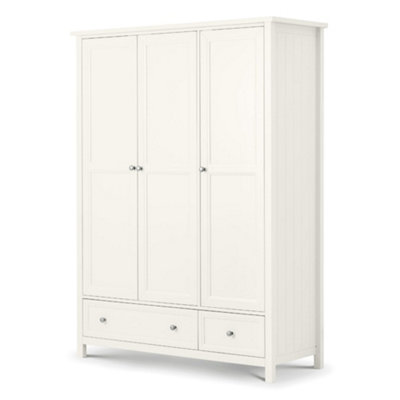 Oakham Premium Solace 3 Door Combination Wardrobe In Surf White from B&Q