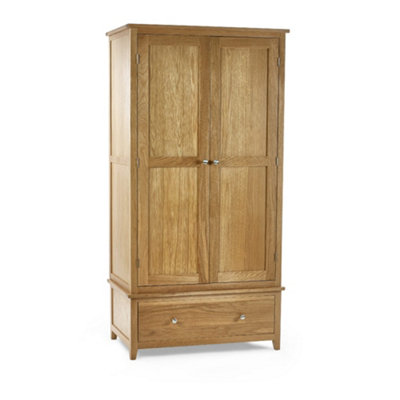 Oakham Premium Brixton Combination Wardrobe In Oak from B&Q