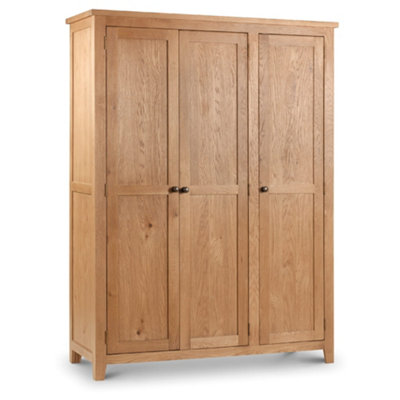 Oakham Premium Kingsley 3 Door Wardrobe In Waxed Oak from B&Q