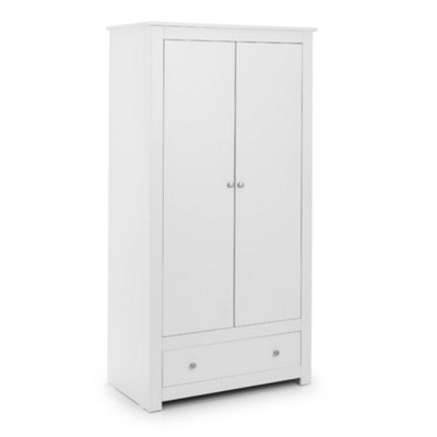Oakham Premium Hawthorne Wardrobe In Surf White from B&Q