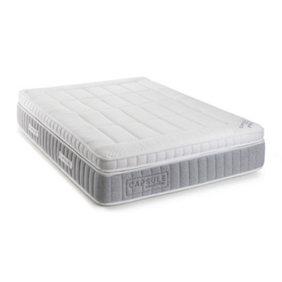 Oakham Capsule 3000 Pocket Sprung Pillow Top Mattress 150Cm King from B&Q