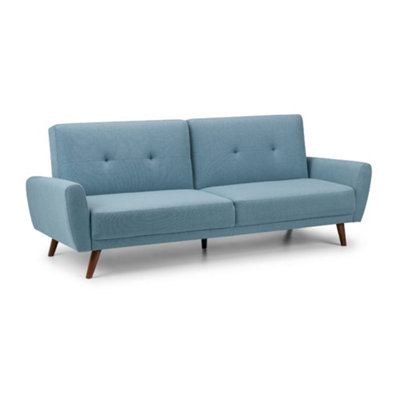 Oakham Premium Stylish Monza Fabric Sofa Bed In Blue from B&Q