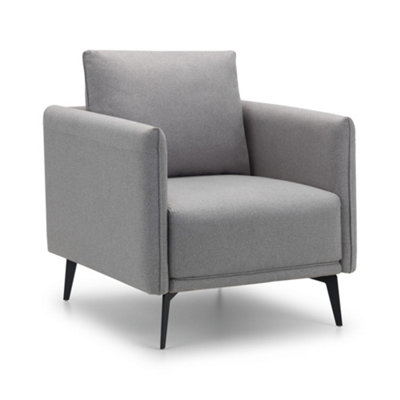 Oakham Premium Stylish Platinum Rohe Armchair from B&Q