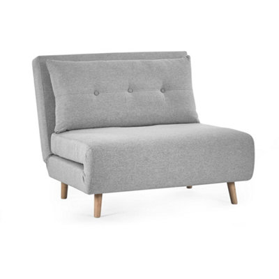 Oakham Premium Stylish Rowan Single Sofa Bed In Grey from B&Q