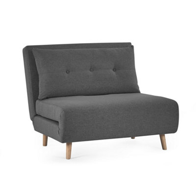 Oakham Rowan Single Sofa Bed In Mid Grey from B&Q