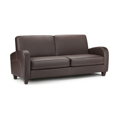 Oakham Premium Stylish Chestnut Brown Vivo 3 Seater from B&Q