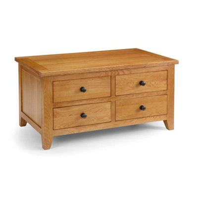 Oakham Thistlewood 4 Drawer Coffee Table In Oak from B&Q