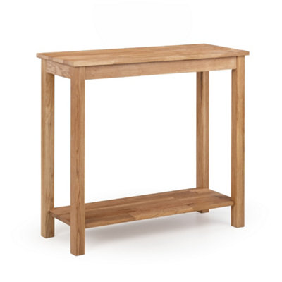 Oakham Kirkhaven 90Cm Contemporary Console Table In Oak from B&Q
