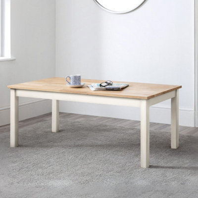 Oakham Kirkhaven Coffee Table In Ivory And Oak from B&Q