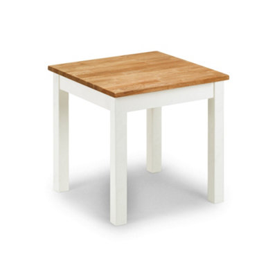Oakham Kirkhaven Lamp Table In White And Oak from B&Q