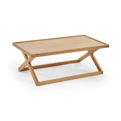 Oakham Glenrothes 110Cm Modern Coffee Table In Natural Oak Effect from B&Q