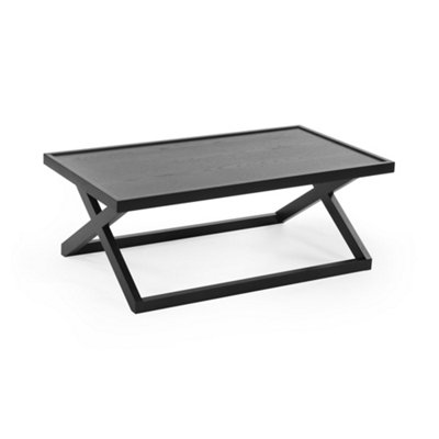 Oakham Glenrothes 110Cm Modern Coffee Table In Black from B&Q