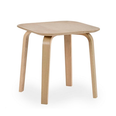 Oakham Skara Contemporary Side Table In Beige from B&Q