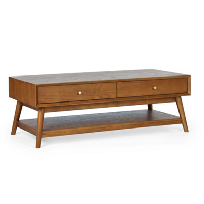 Oakham Macrae 2 Drawer Modern Coffee Table In Ash from B&Q