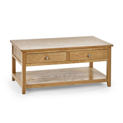 Oakham Kinloch Coffee Table With 2 Drawers In Oak from B&Q