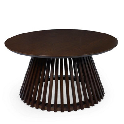 Oakham Orla 80Cm Round Coffee Table In Dark Oak from B&Q