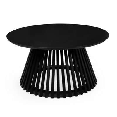 Oakham Orla 80Cm Round Coffee Table In Black from B&Q
