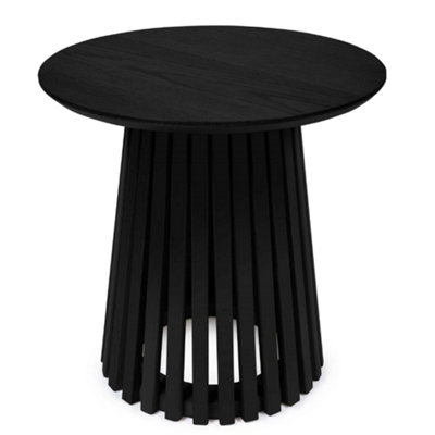 Oakham Orla 45Cm Round Lamp Table In Black from B&Q