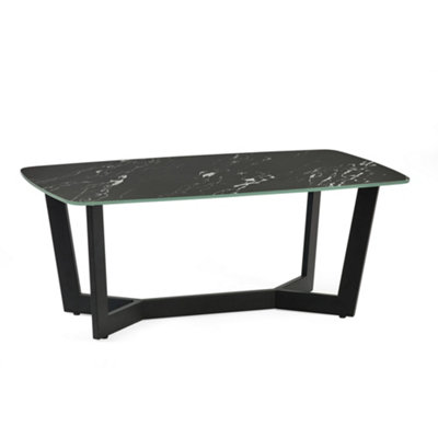 Oakham Helios Coffee Table In Black Marble Effect from B&Q