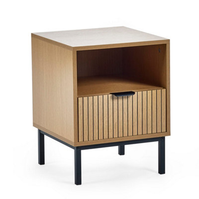 Oakham Suri Stylish Side Table In Beige from B&Q