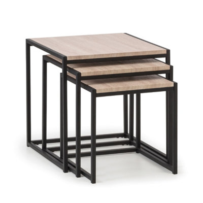 Oakham Camden Nest Of 3 Tables In Sonoma Oak from B&Q